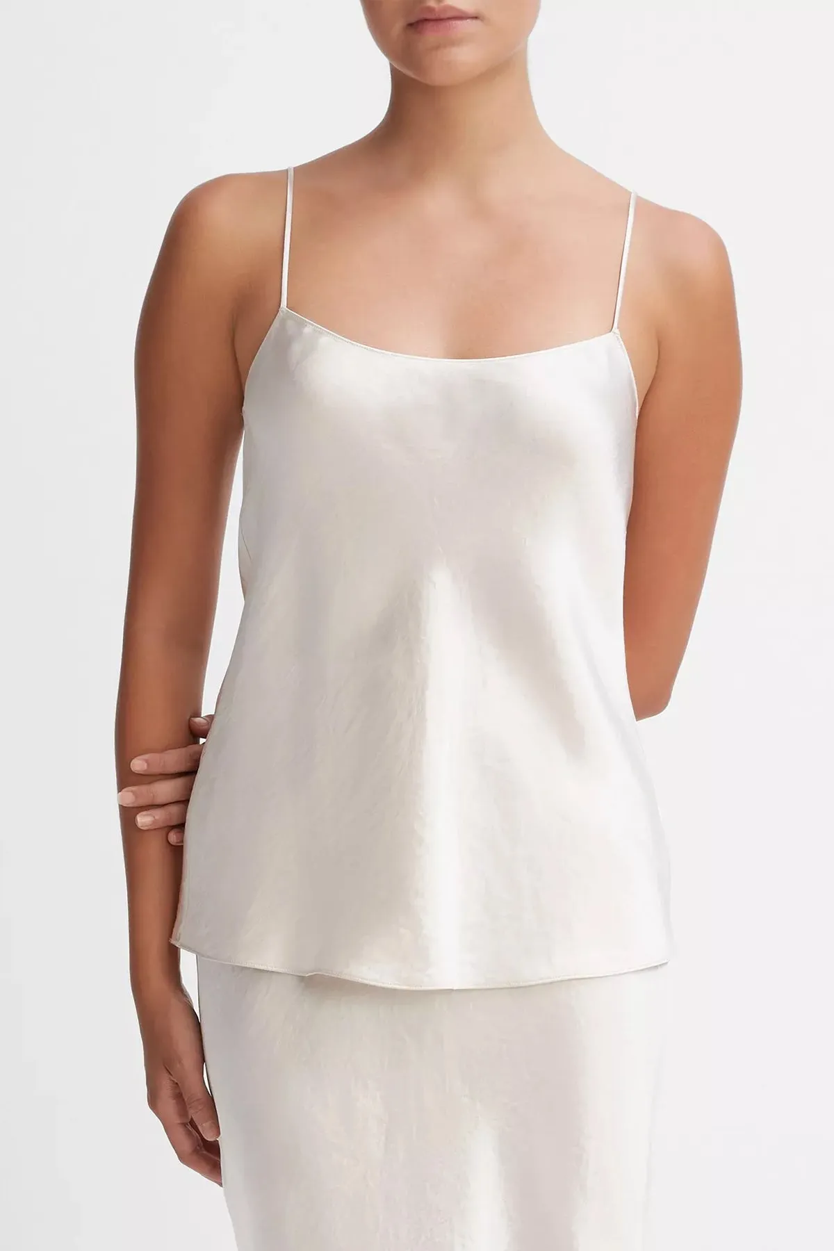 Satin Cami in Champagne