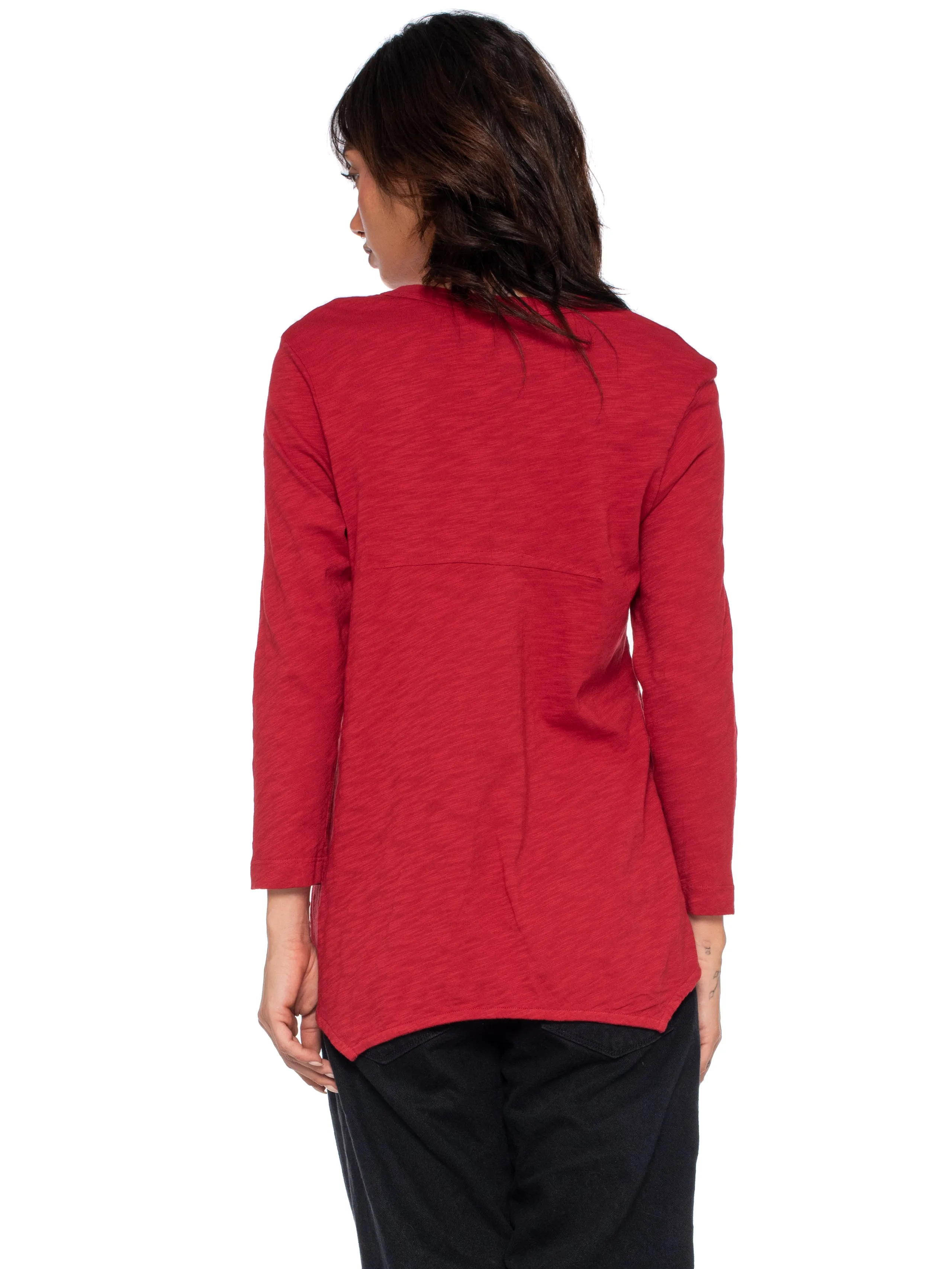 Scoopy Neck 3/4 Sleeve BF Tee