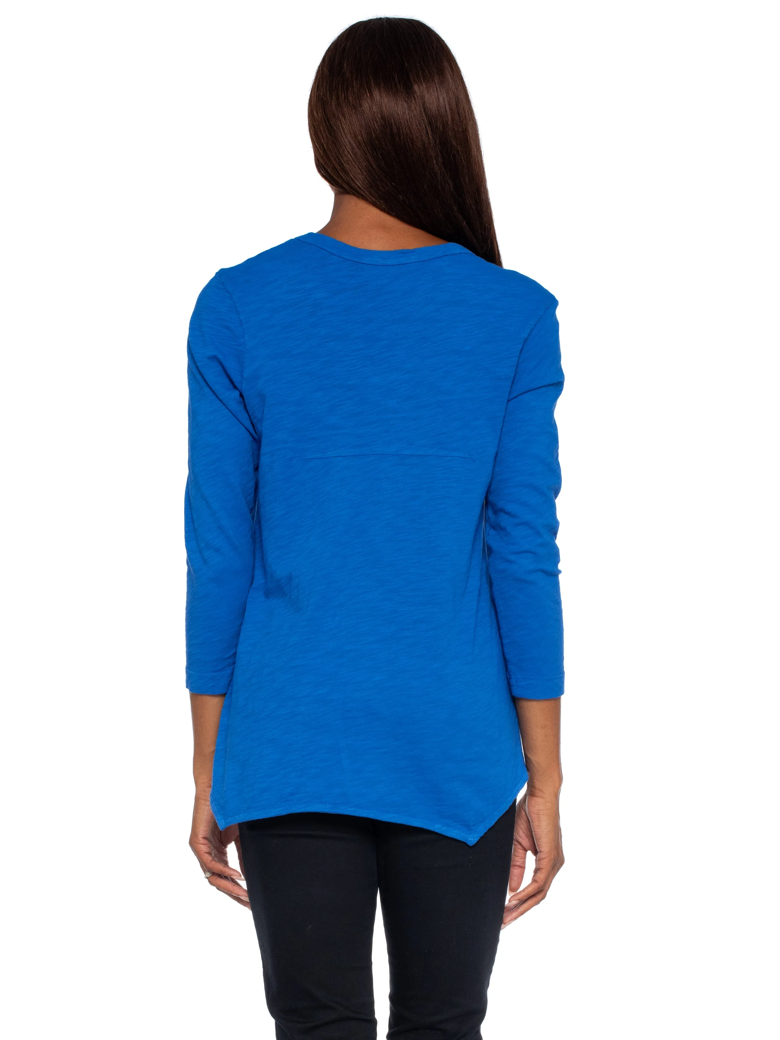 Scoopy Neck 3/4 Sleeve BF Tee