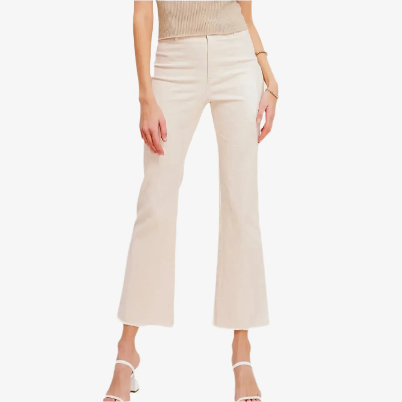 Siegan Flare Pants Soy Latte Final Sale