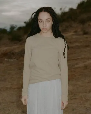 Silk Long Sleeve Tee