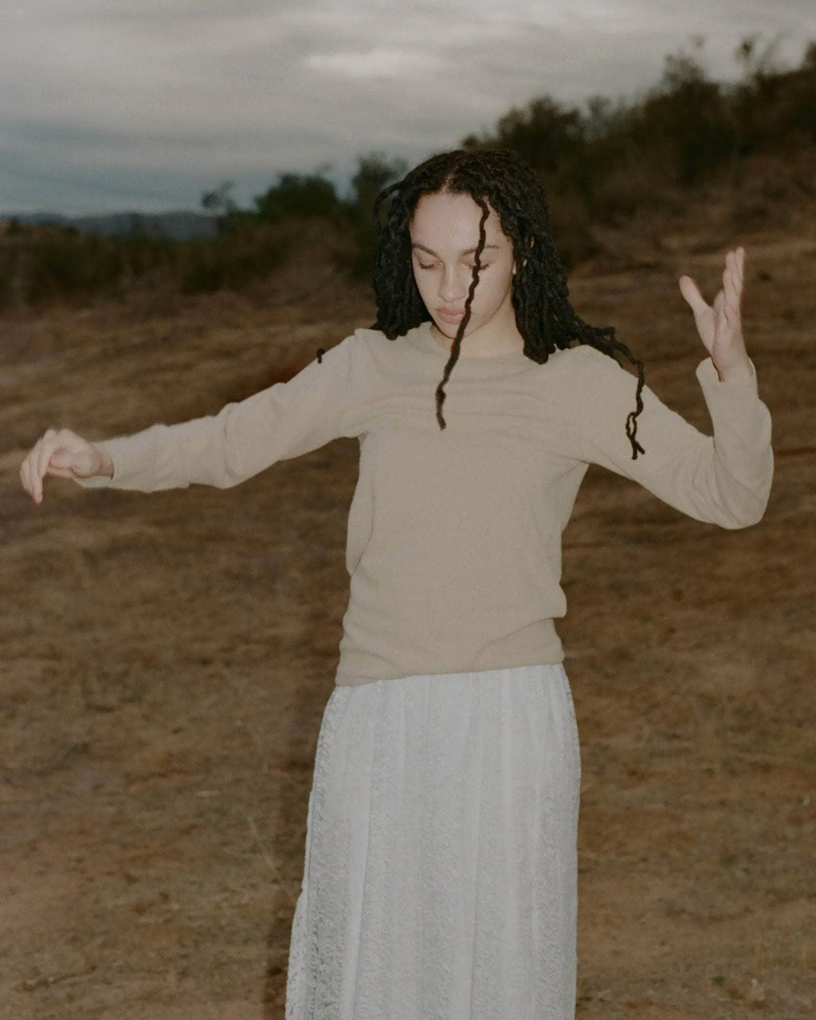 Silk Long Sleeve Tee