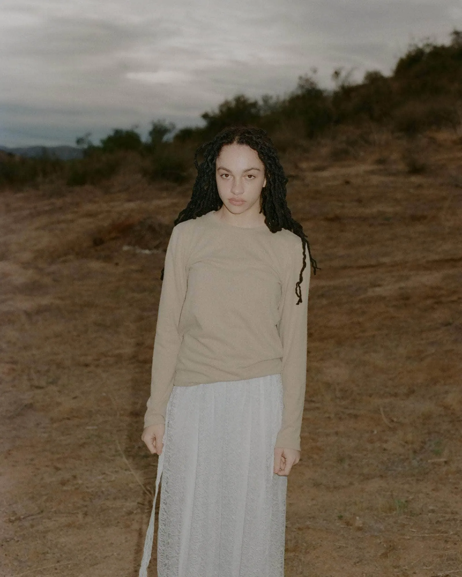 Silk Long Sleeve Tee