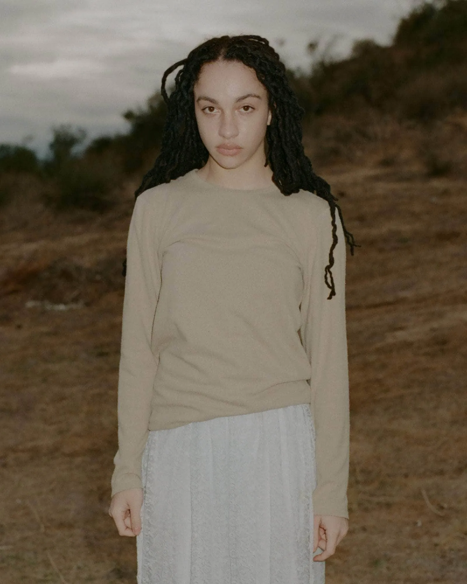 Silk Long Sleeve Tee