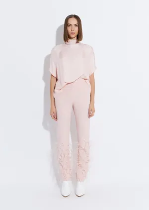 Silky Twill Cape Tee