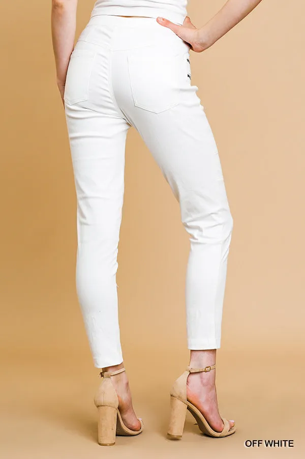 Skinny Moto Pant with Zip Pockets