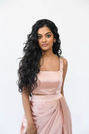 Sleeveless Satin Blouse