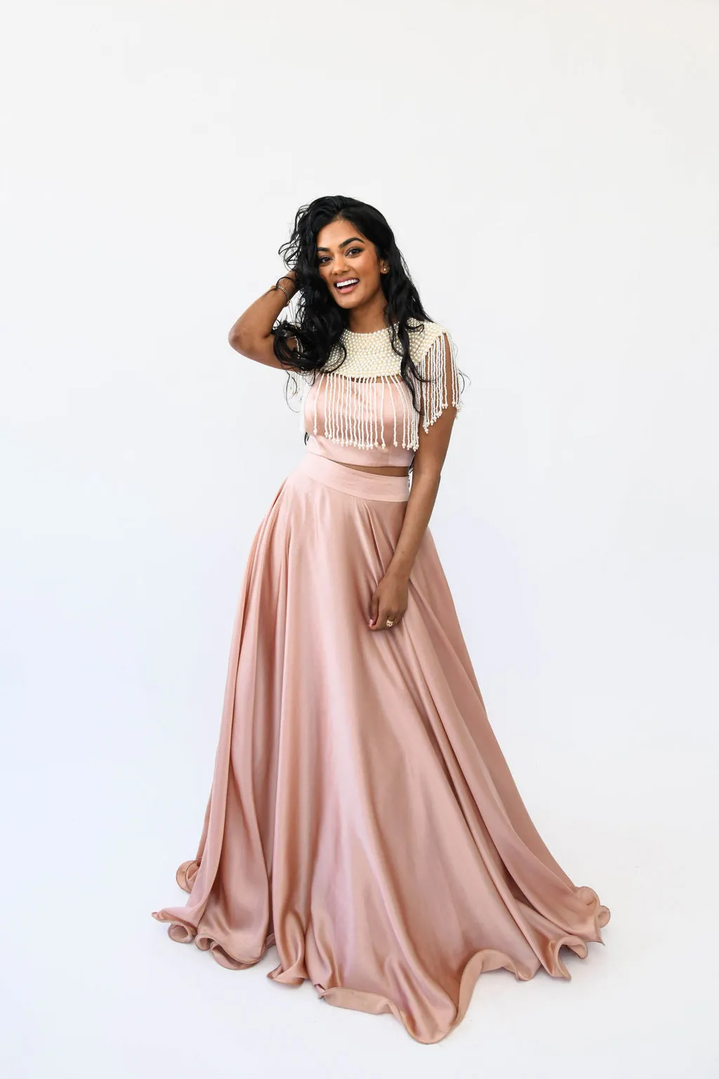 Sleeveless Satin Blouse