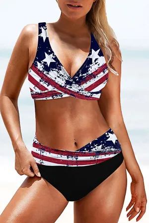 Split Large Size High Waist Swimsuit