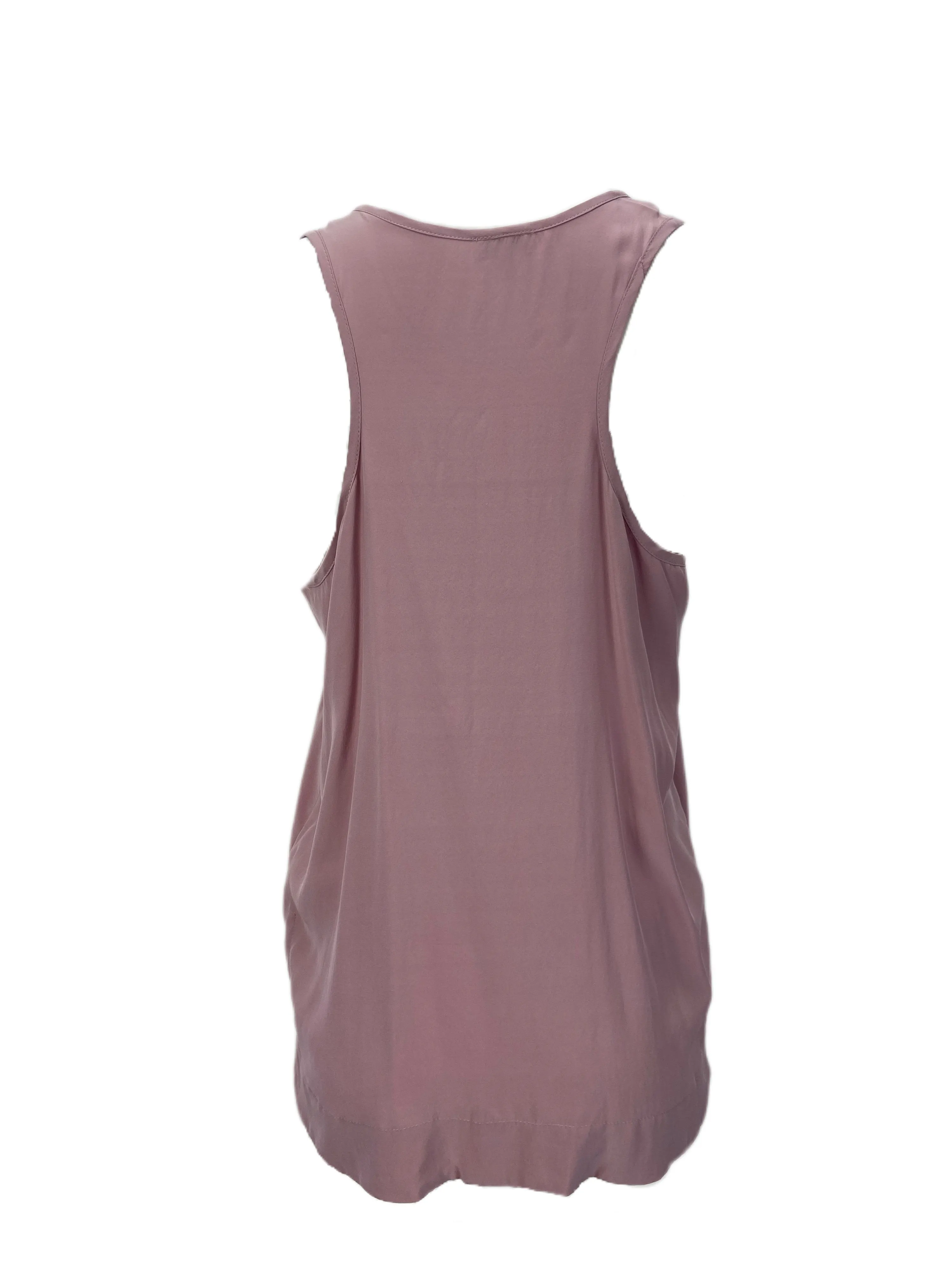 STEVEN ALAN Women's Purple Sleeveless Silk Blouse Sz L NWOT