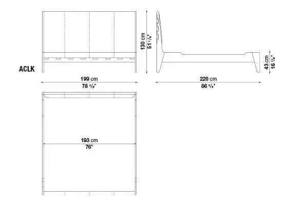 Talamo - Bed