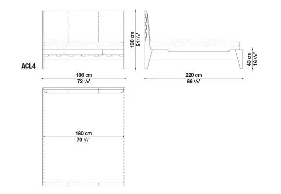 Talamo - Bed