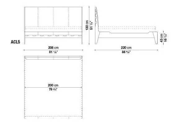 Talamo - Bed