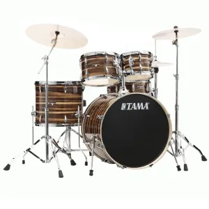 Tama IP52H6W Imperialstar 5-Piece Complete Kit with 22" Bass Drum - Coffee Teak Wrap