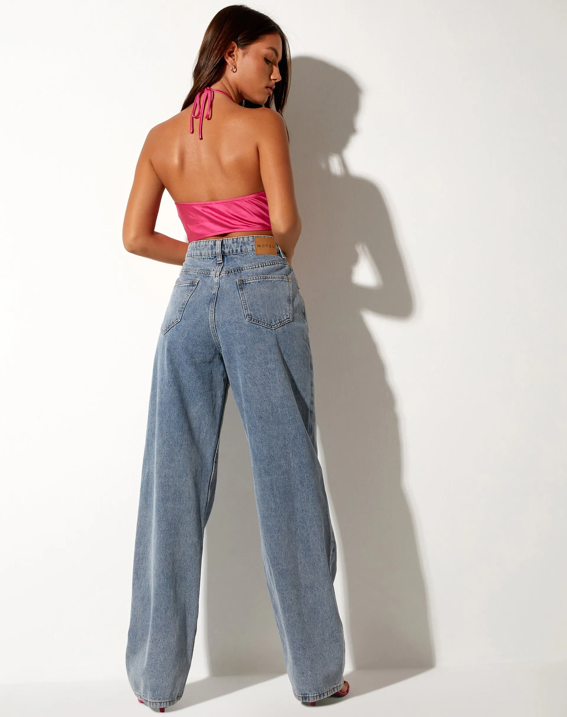 Tevy Top in Satin Pink