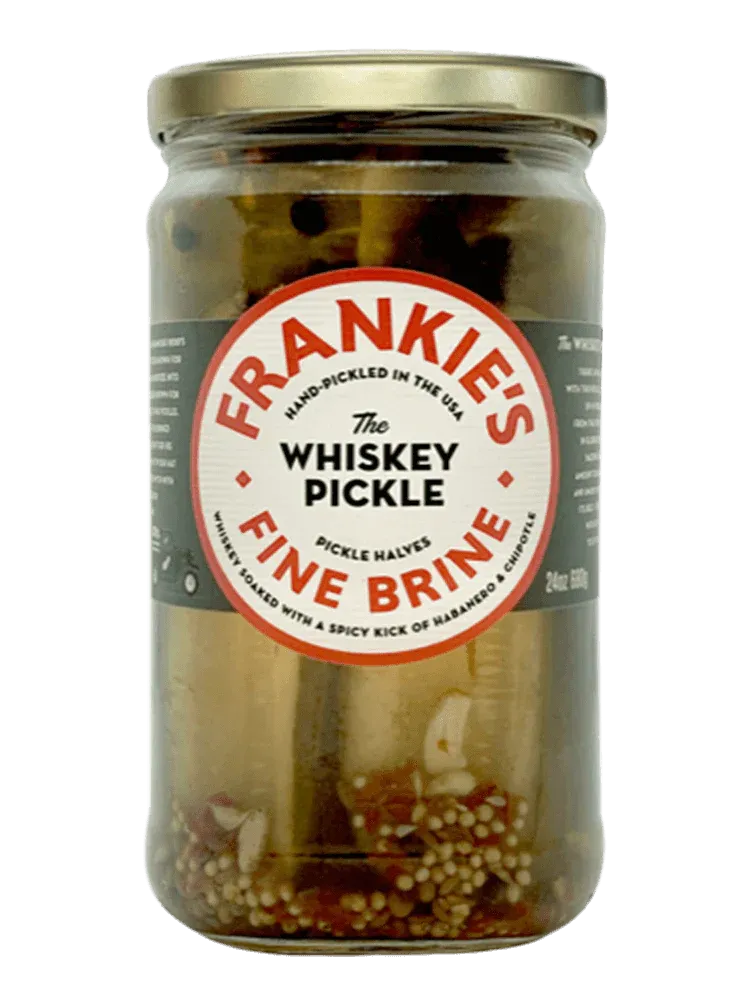 The Frankie's Fine Brine WHISKEY Pickles