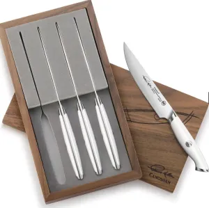 Thomas Keller Signature 4pc Steak Knife Set WHITE