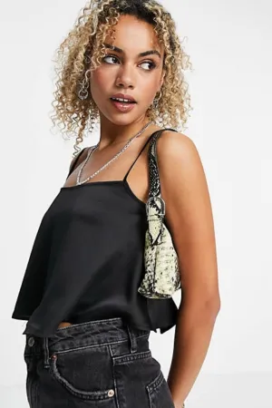 Throw-On Cami In Black