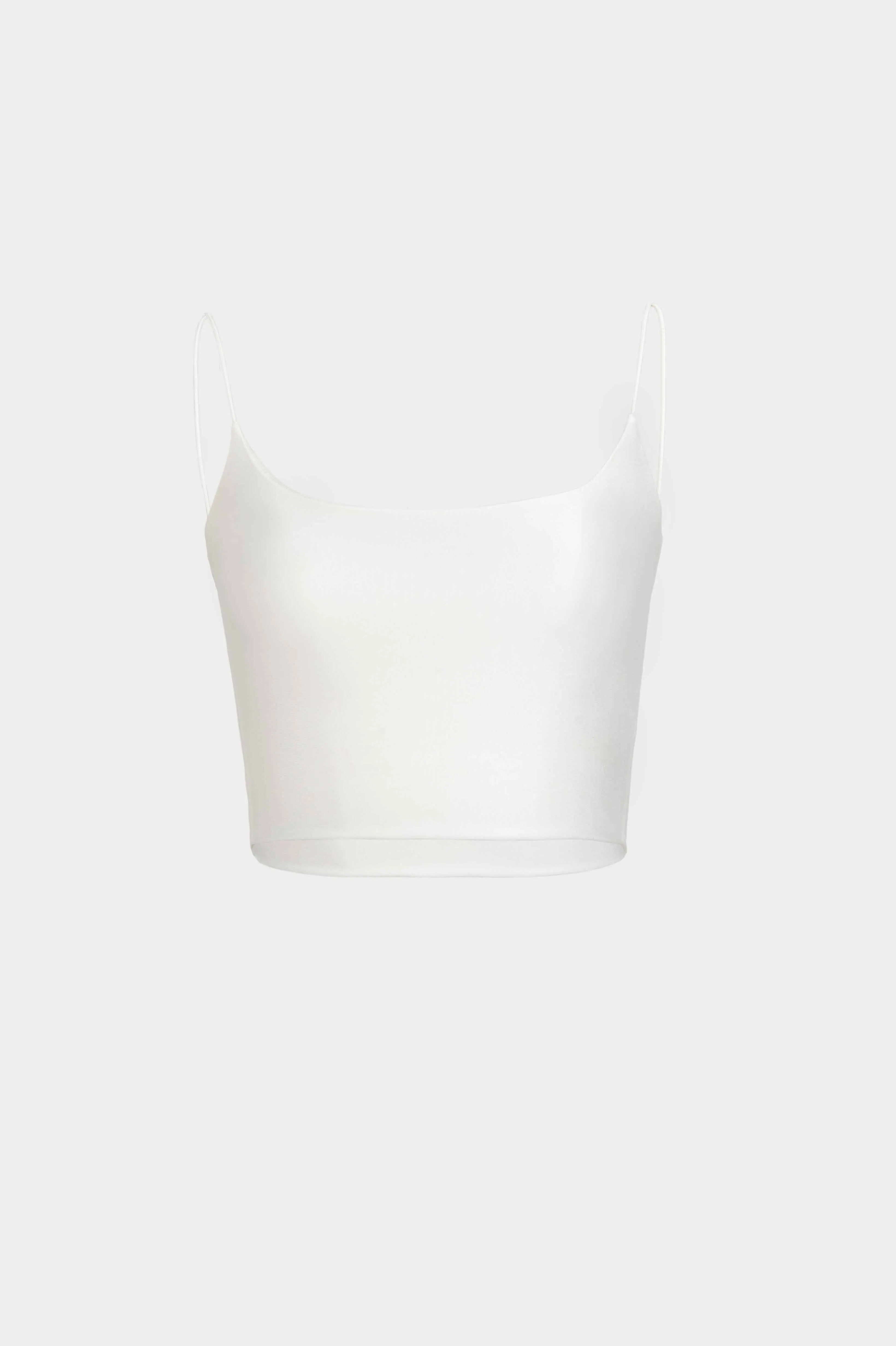 Top satinado tirantes elásticos