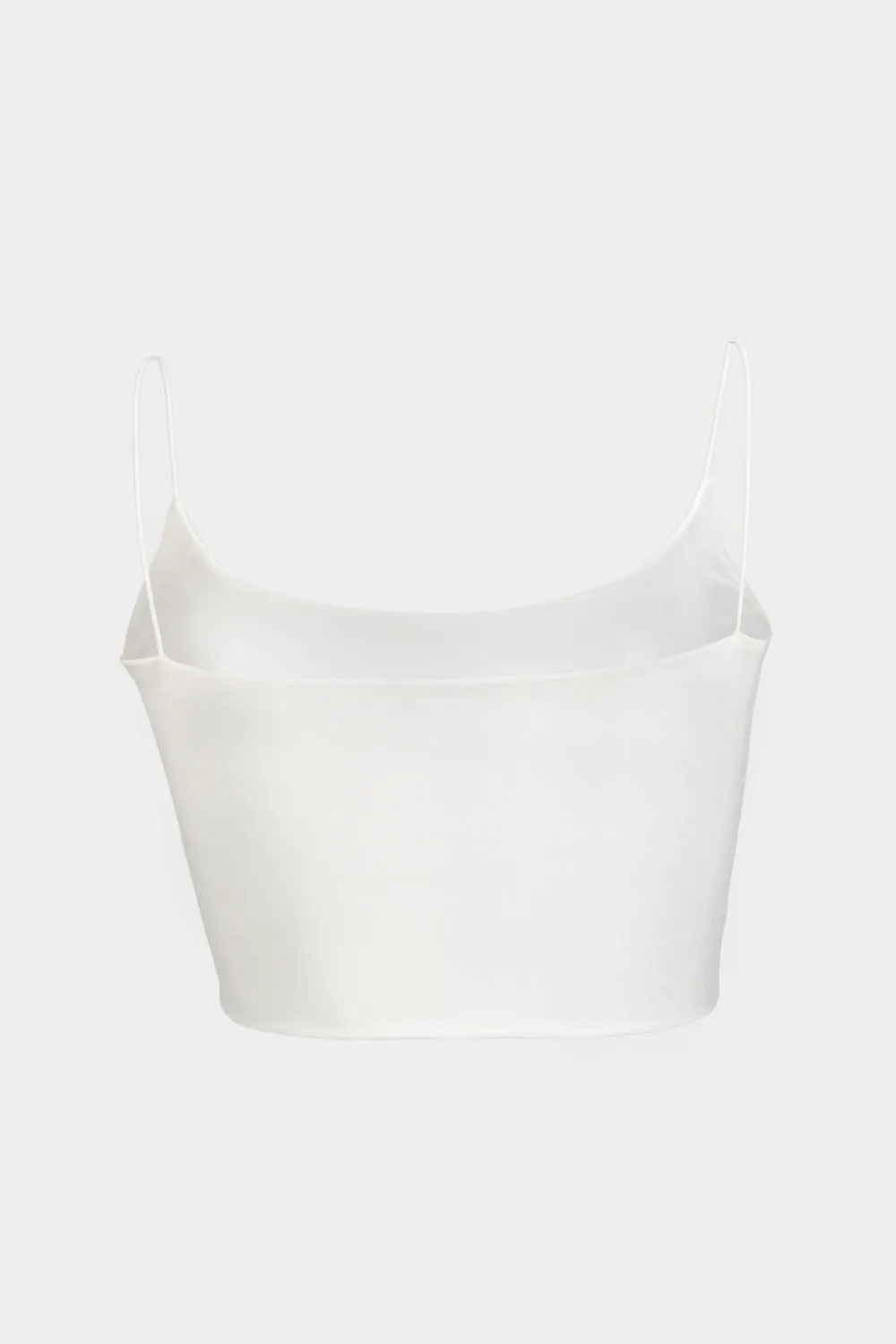 Top satinado tirantes elásticos