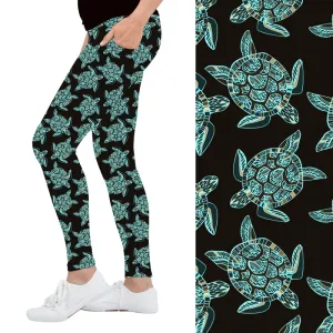 Turtle Trek Deluxe Pocket Leggings