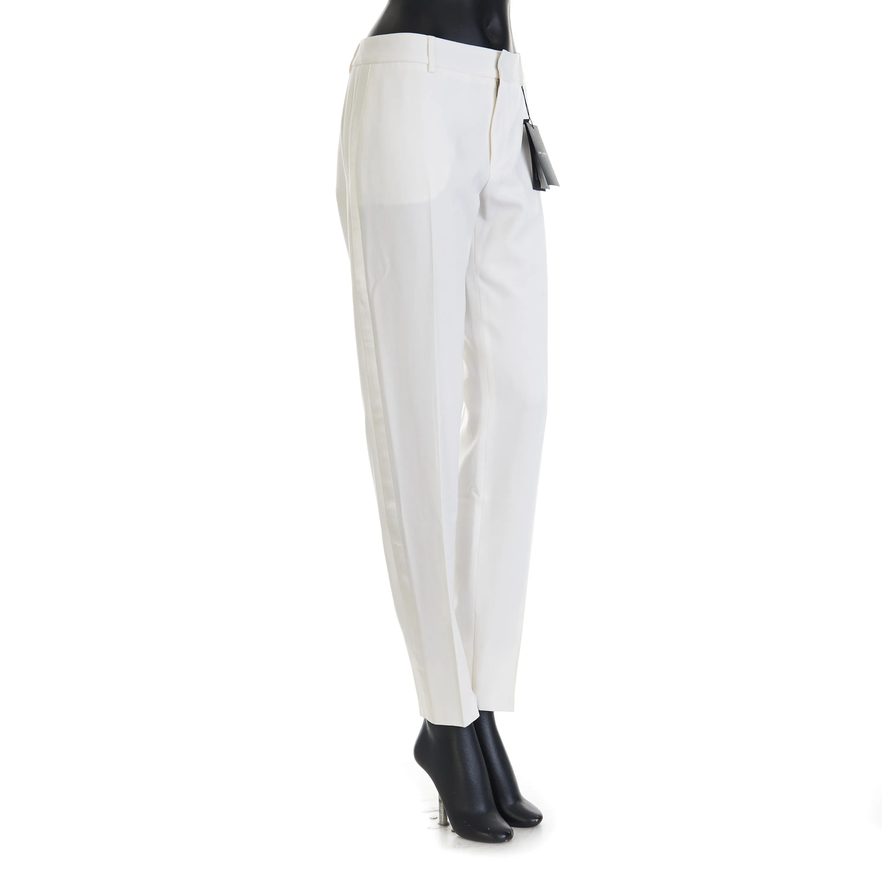 Tuxedo Pants In Grain De Poudre