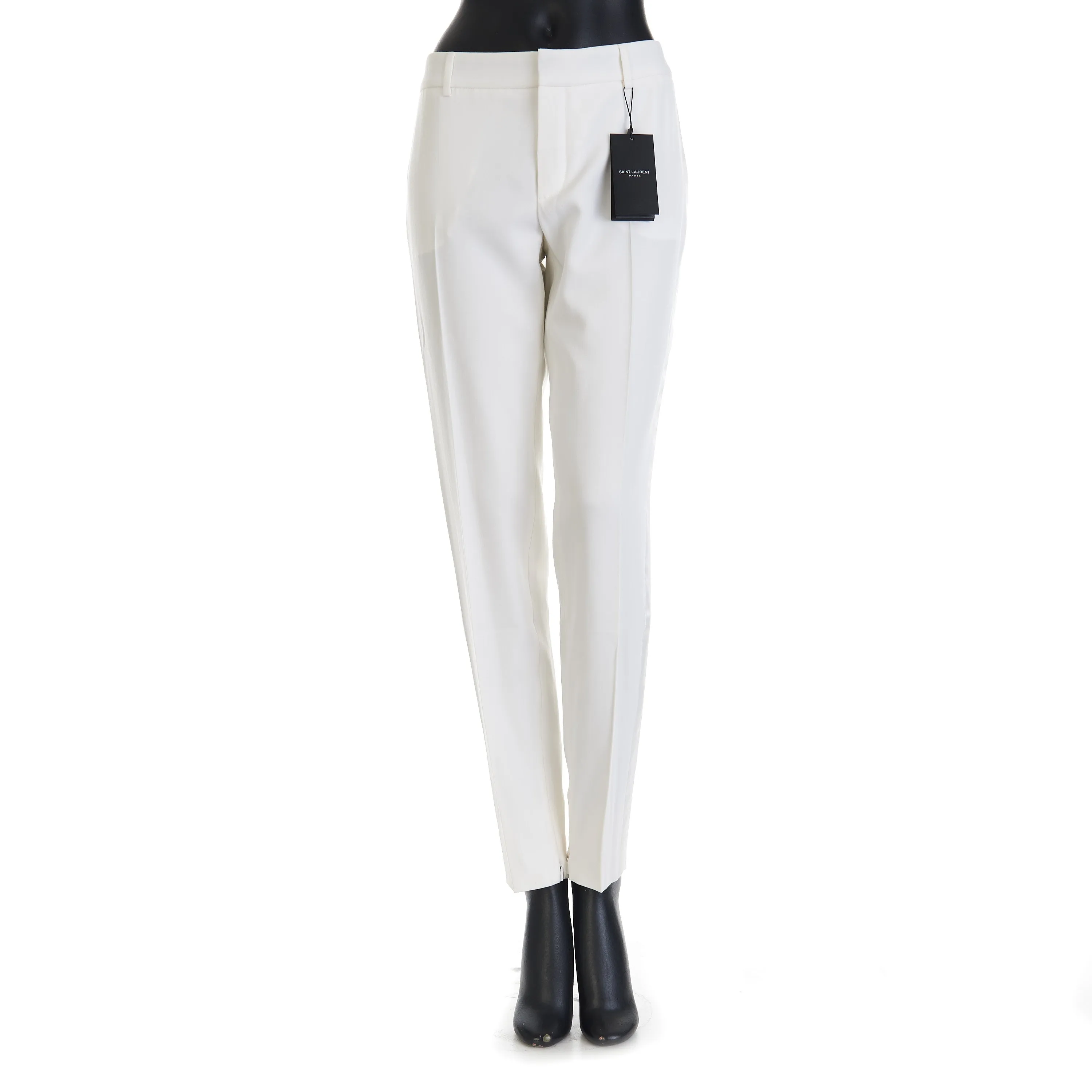 Tuxedo Pants In Grain De Poudre