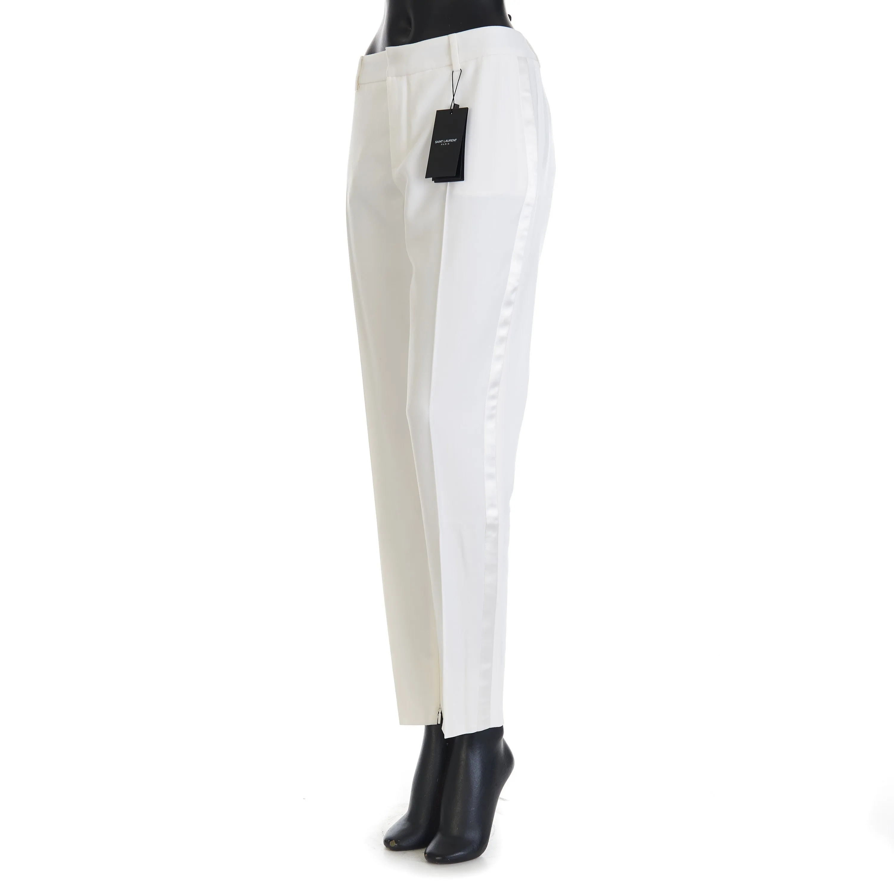 Tuxedo Pants In Grain De Poudre