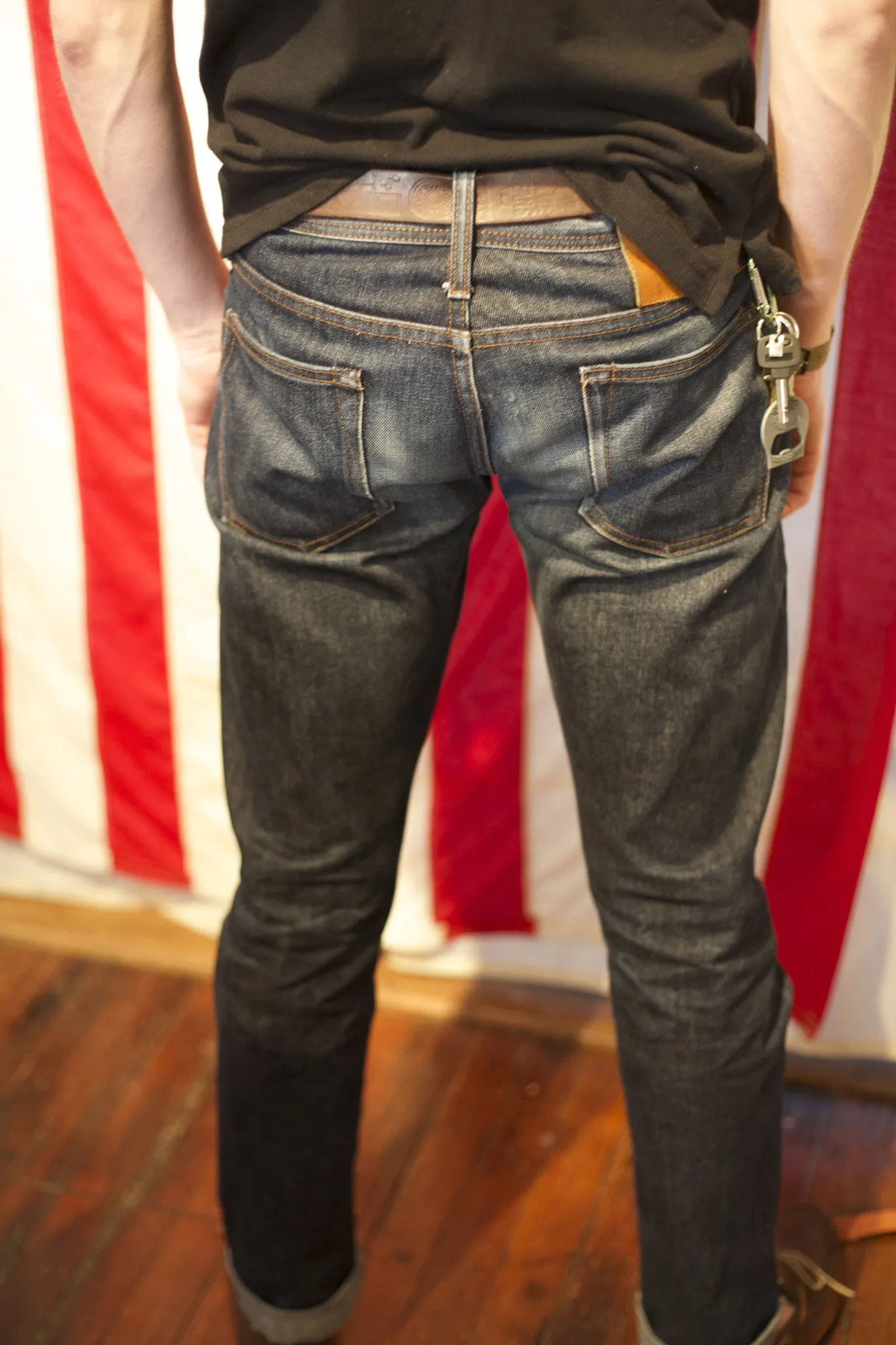 UB101 Skinny Fit 14oz Raw Selvedge Denim Indigo
