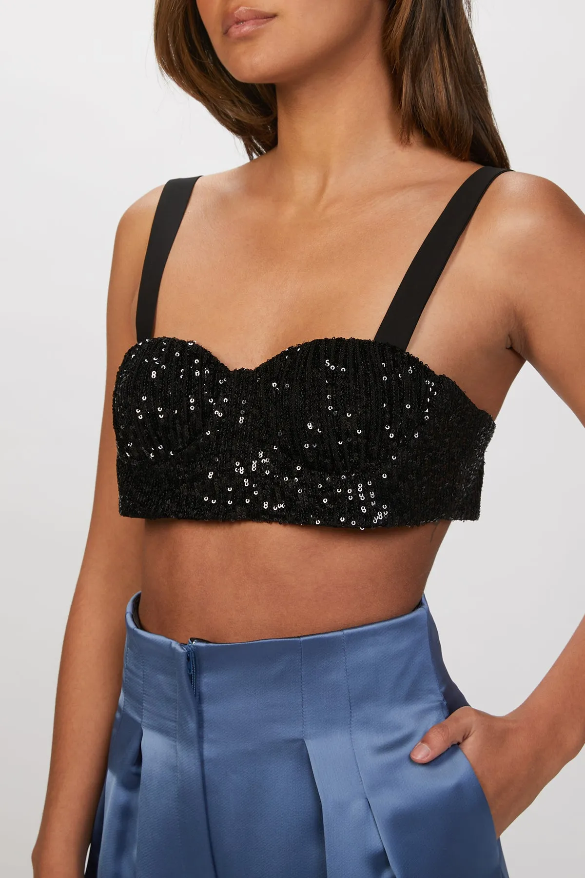 UNA BUSTIER TOP