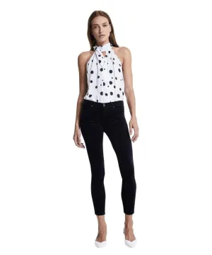 Velvet Legging Ankle, Super Black