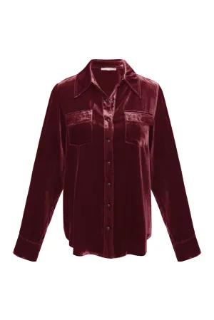 Velvet Pocket Shirt