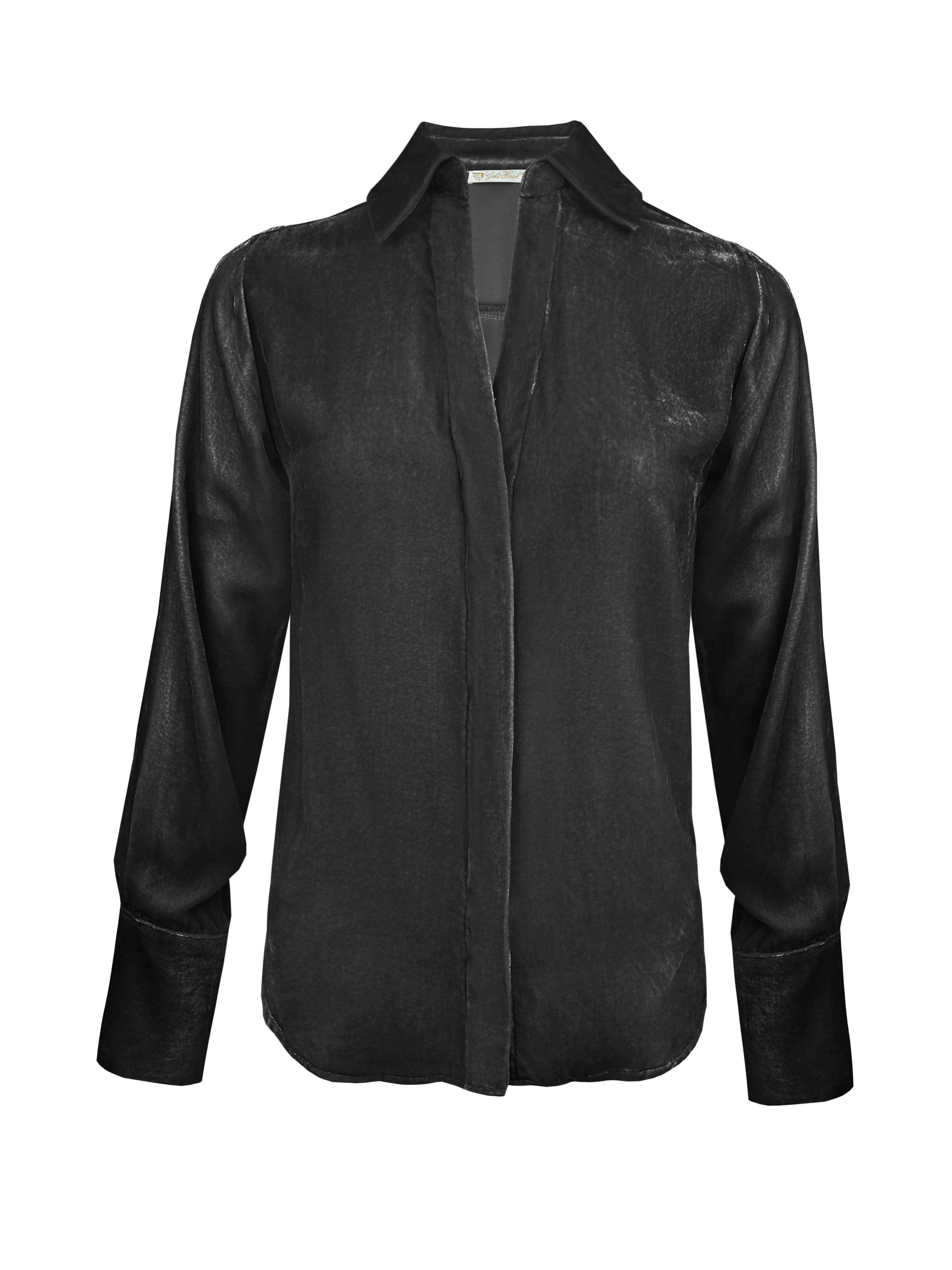 Velvet Runway Shirt Black