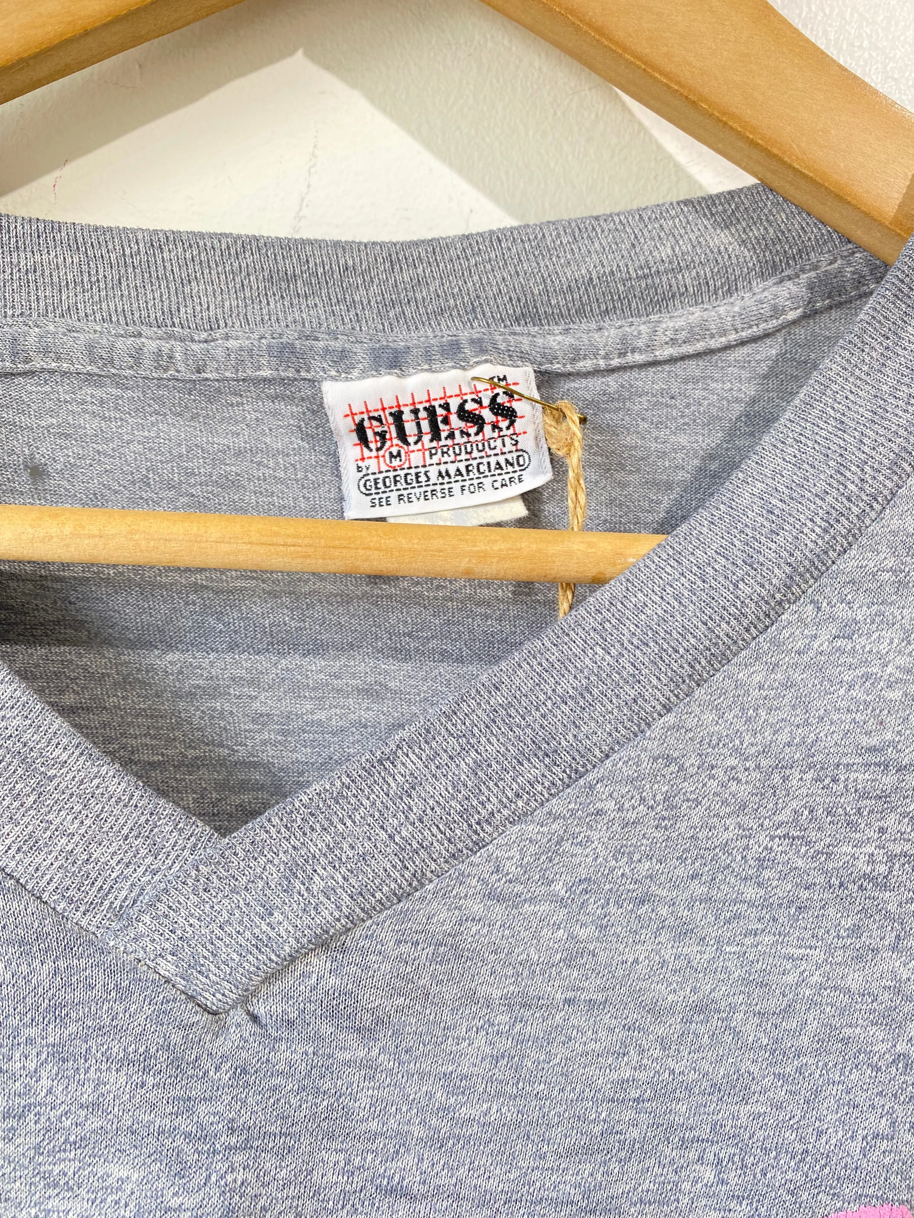 Vintage Guess Products Grey Tee