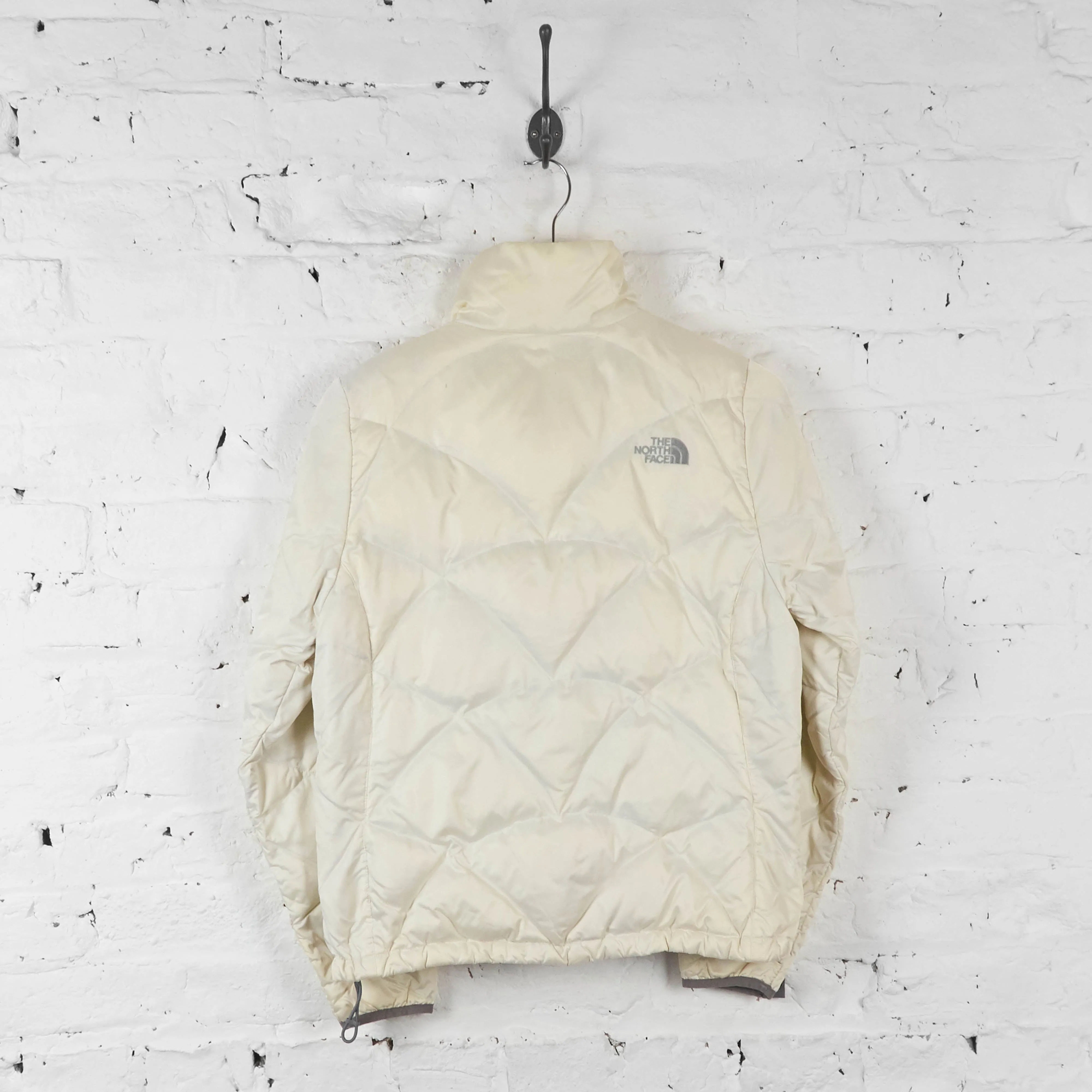 Vintage Women's The North Face Puffer Jacket - Cream - S