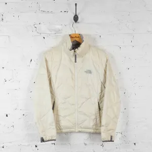 Vintage Women's The North Face Puffer Jacket - Cream - S