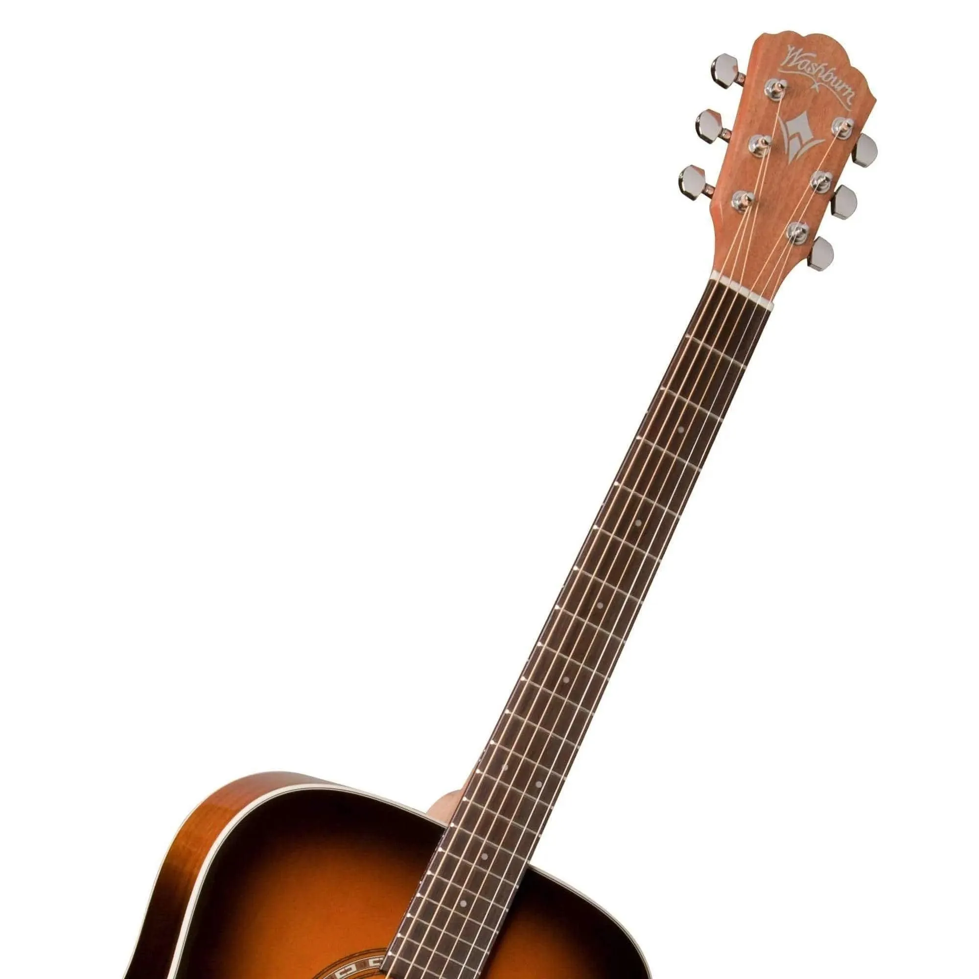Washburn WD7SATB Dreadnought Acoustic Guitar - Tobacco Sunburst