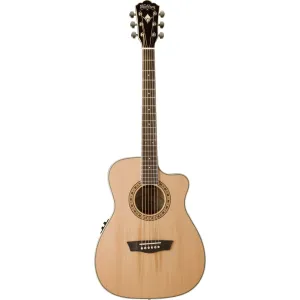 Washburn WF11SCE Folk Cutaway Acoustic Guitar - Natural (Discontinued)