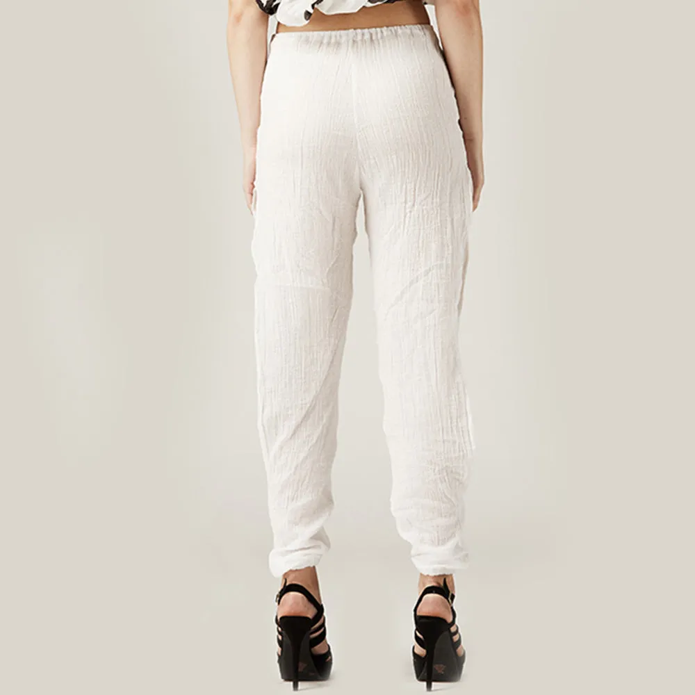 White Joggers