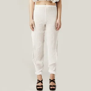 White Joggers