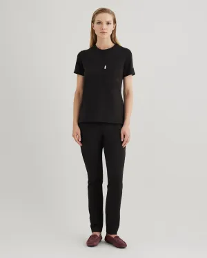 Women's Crewneck Scrub Shirt | Jersey Milano