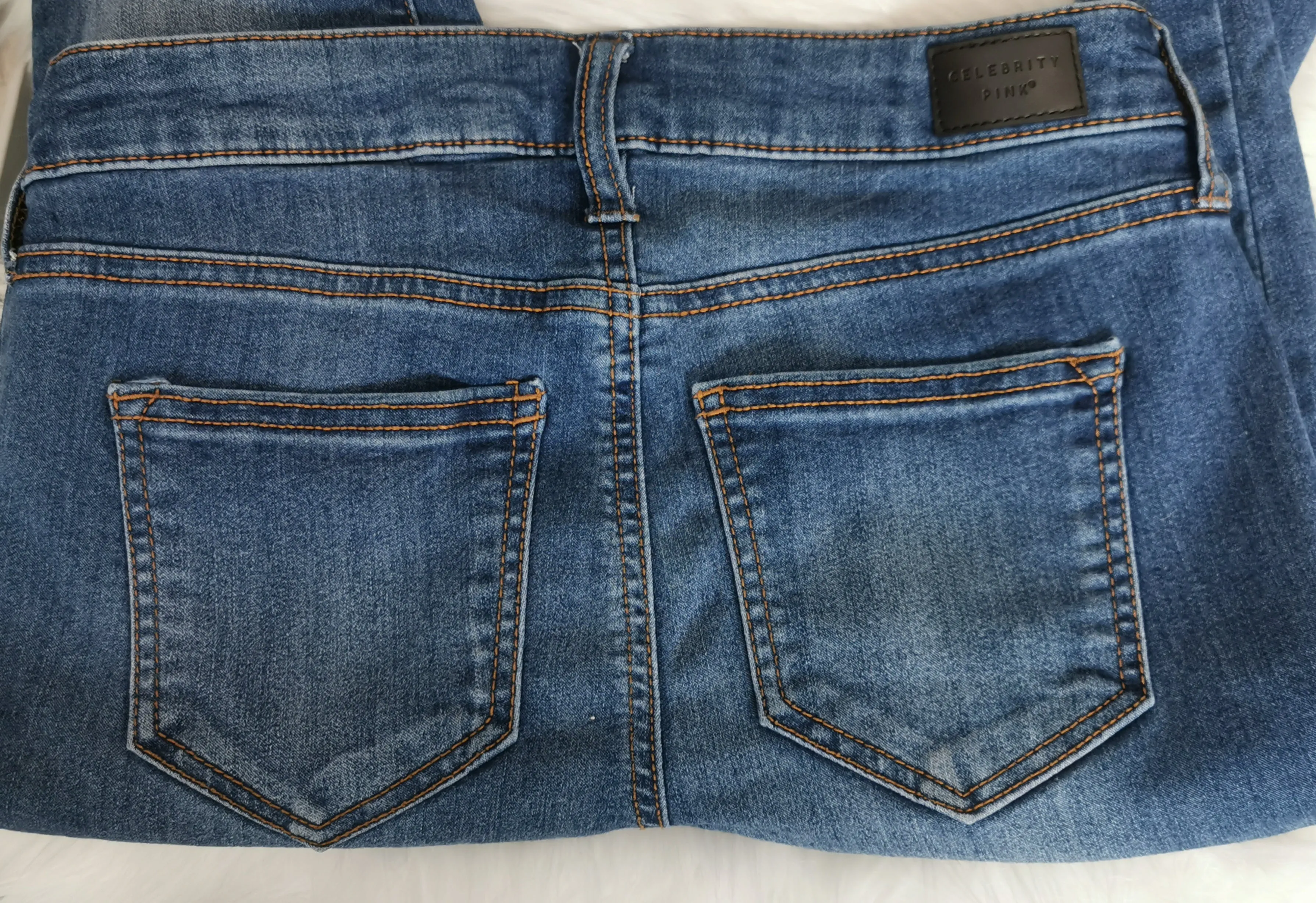 WOMENS SIZE 1/25 or TEEN GIRL - CELEBRITY PINK, Skinny Stretch Jeans EUC B6