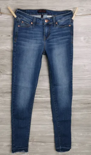 WOMENS SIZE 1/25 or TEEN GIRL - CELEBRITY PINK, Skinny Stretch Jeans EUC B6