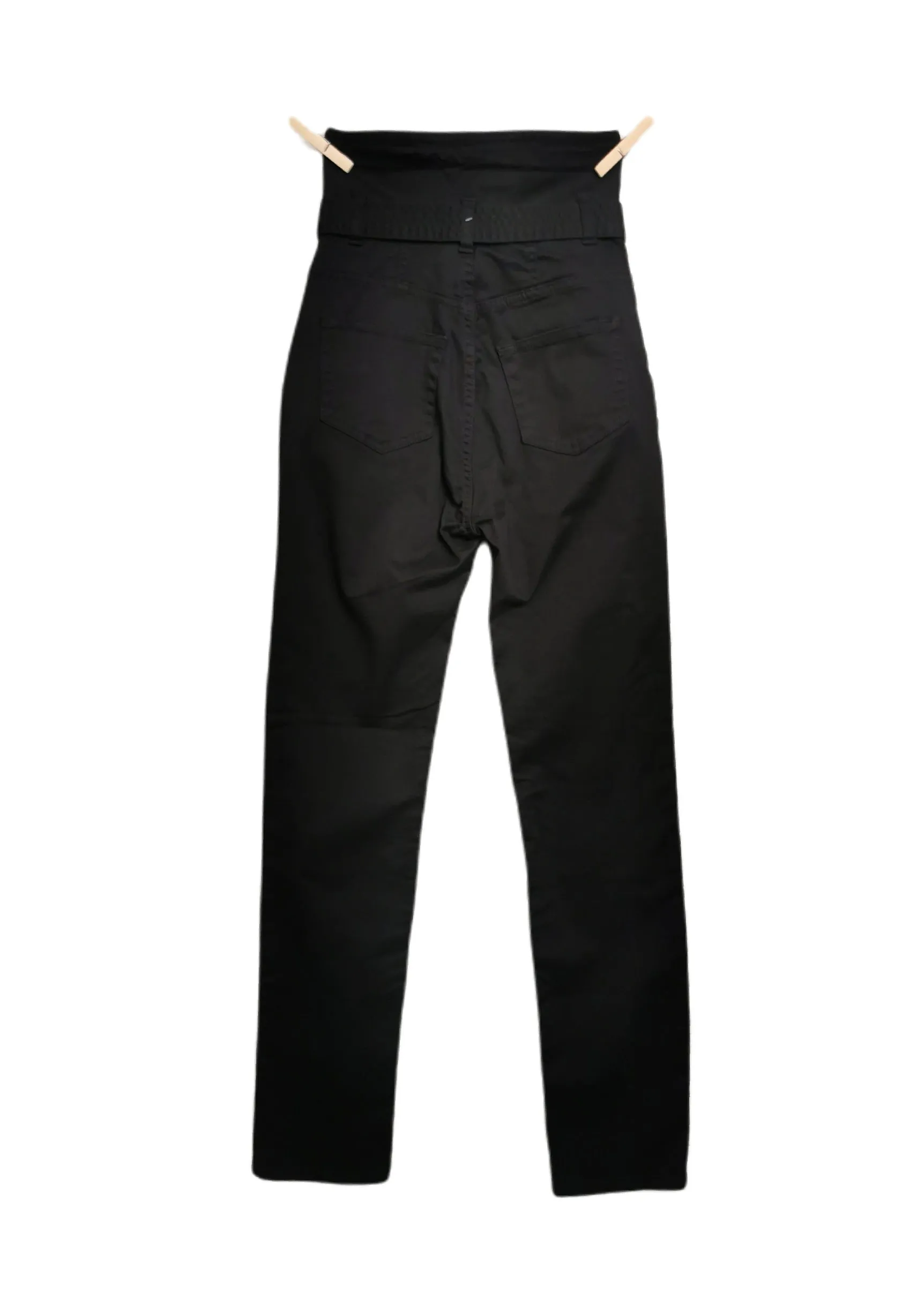 WOMENS SIZE 2 or TEEN GIRL - H&M, Black Skinny High-rise Pants NWOT B26
