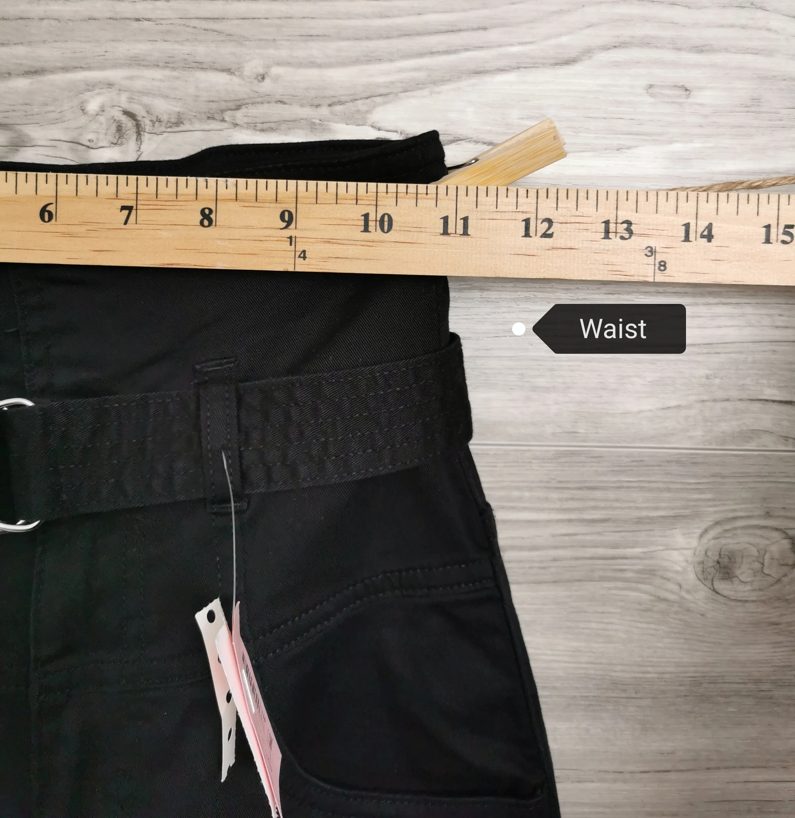 WOMENS SIZE 2 or TEEN GIRL - H&M, Black Skinny High-rise Pants NWOT B26