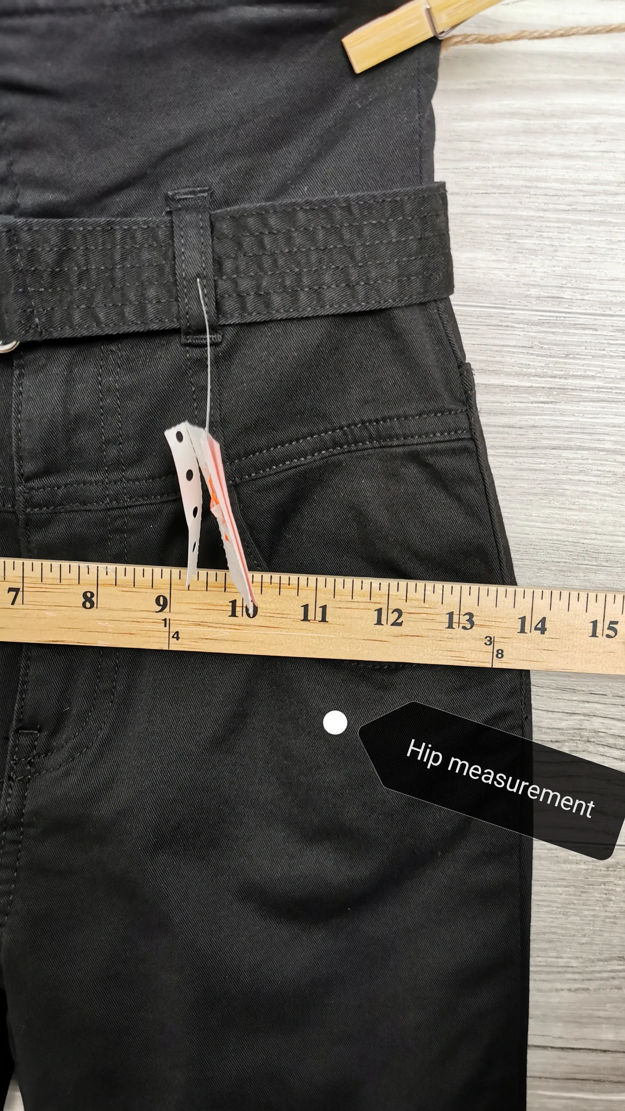 WOMENS SIZE 2 or TEEN GIRL - H&M, Black Skinny High-rise Pants NWOT B26