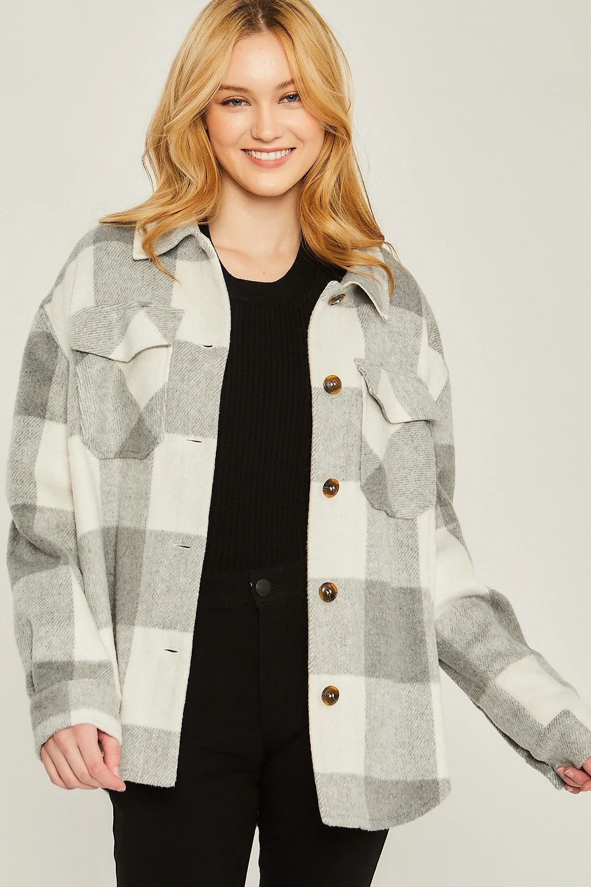 Woven Yarn Shacket