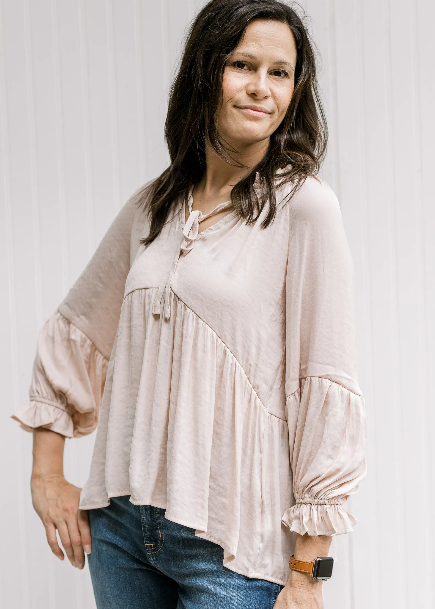 X Shell Pink Top