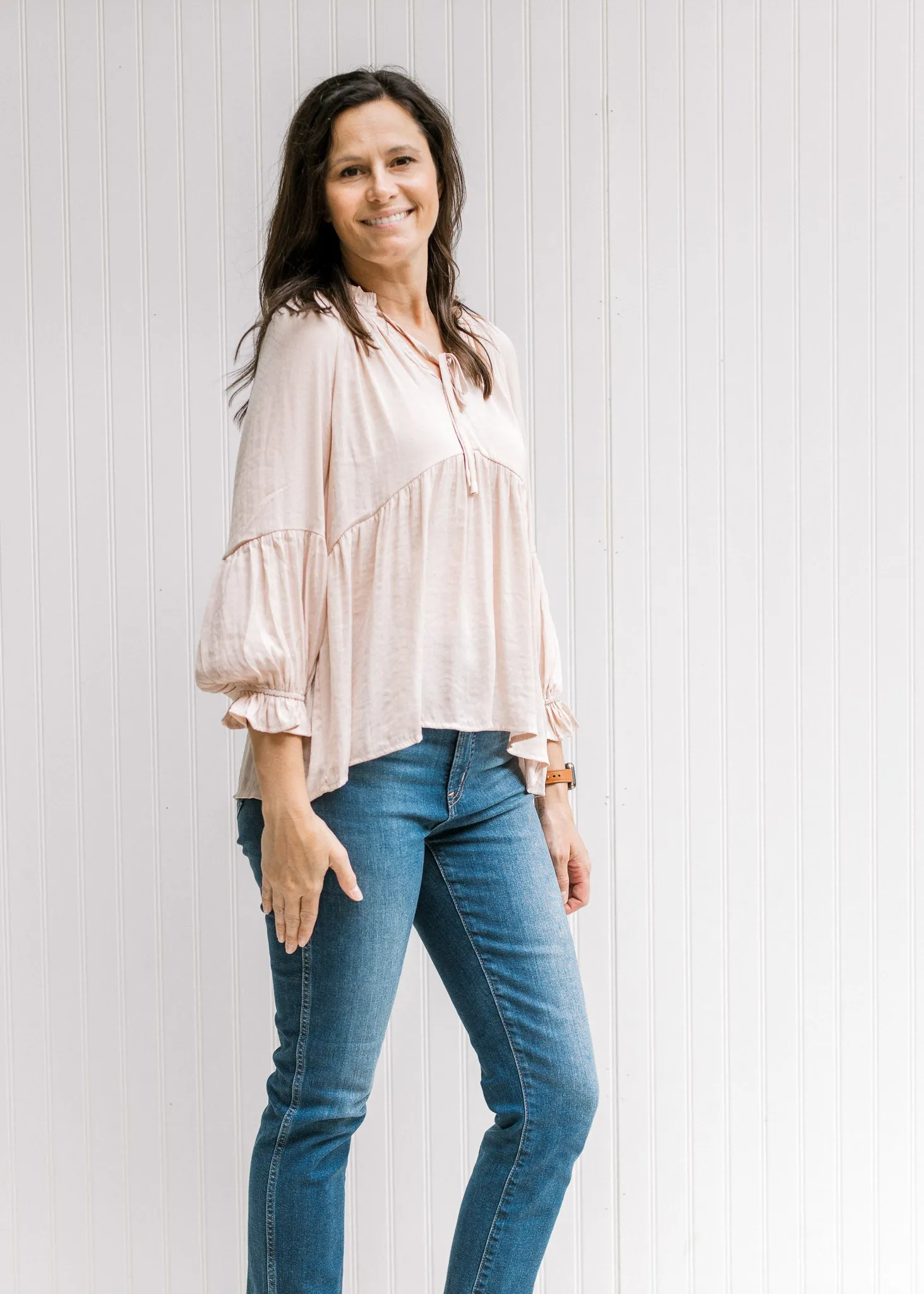 X Shell Pink Top