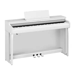 Yamaha CLP-825WH Clavinova Digital Piano White Satin Bundle